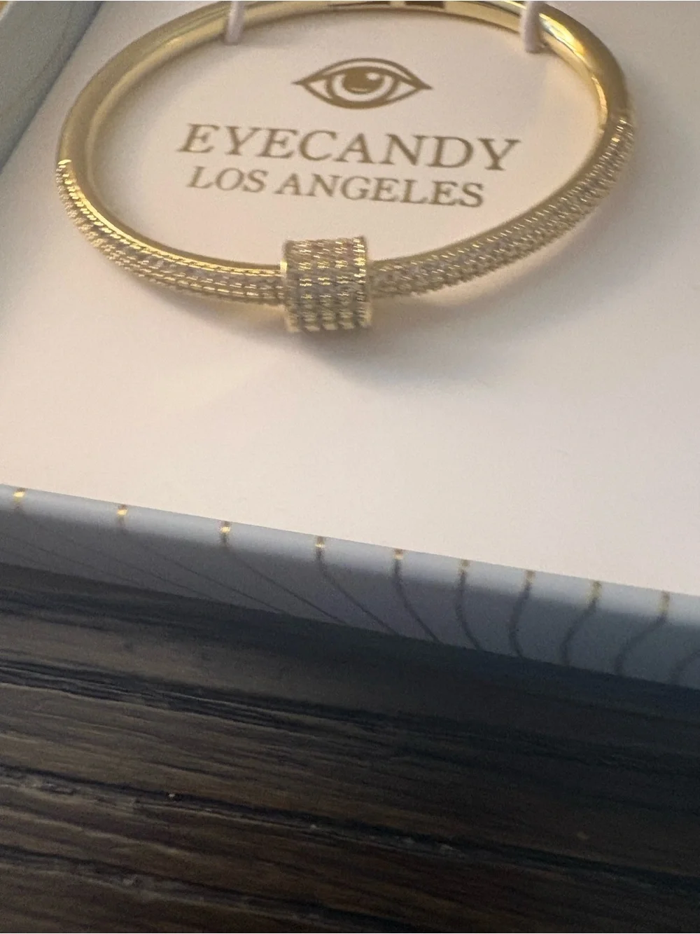 NEW Eye Candy Gold Bangle Bracelet